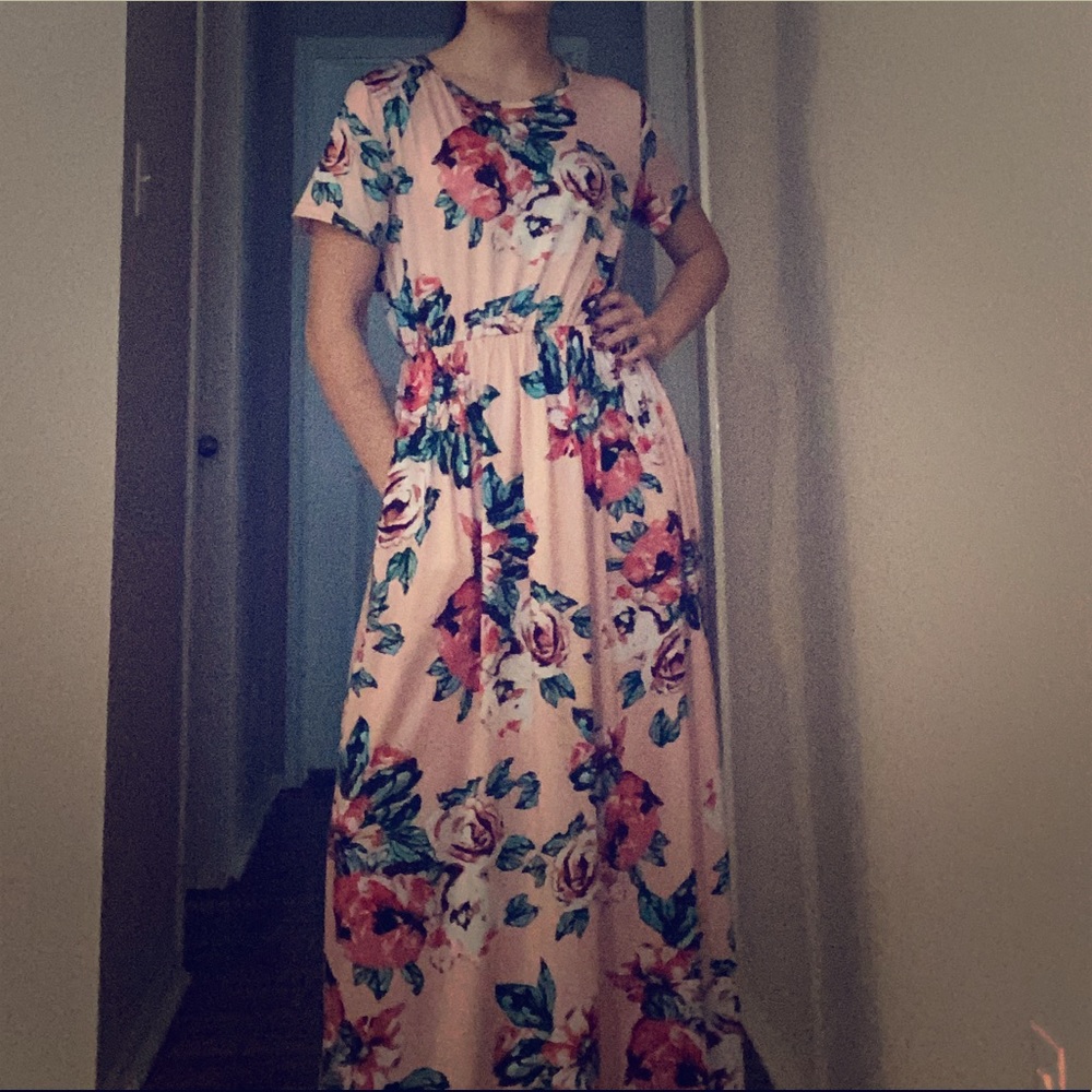 Floral maxi dress